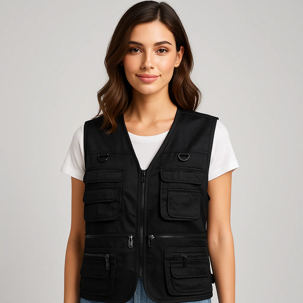 Gilet de Cargo Extérieur - Plusieurs Poches - Robuste & Pratique - Image 5