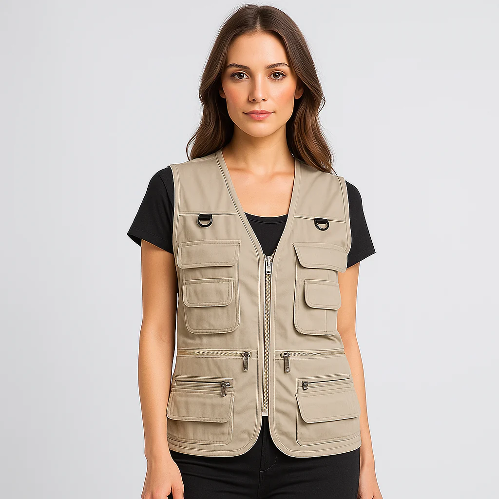 Gilet de Cargo Extérieur - Plusieurs Poches - Robuste & Pratique - Image 7
