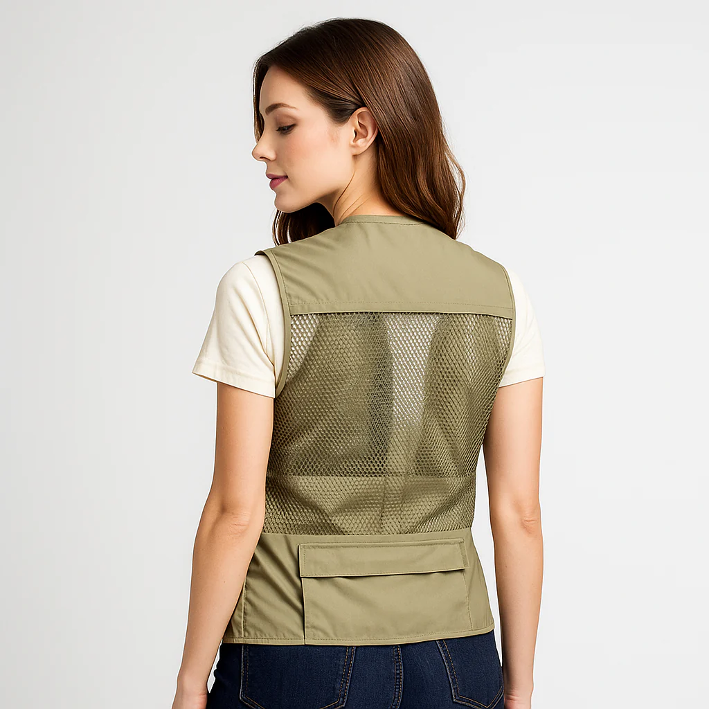 Gilet d'été Multi Poches - Fonctionnel - Léger - Élégant - Image 5