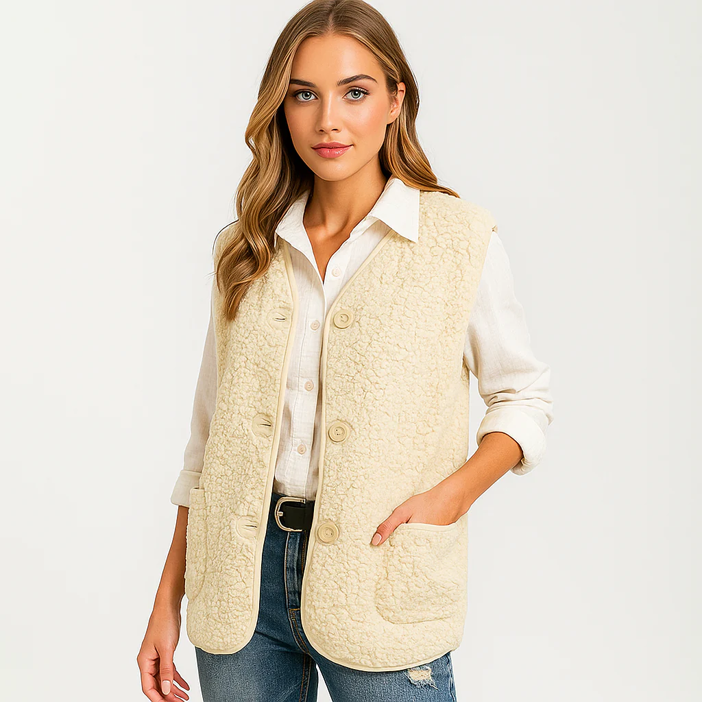Gilet en Laine Chaud pour l'Hiver - Confort et Style - Image 4
