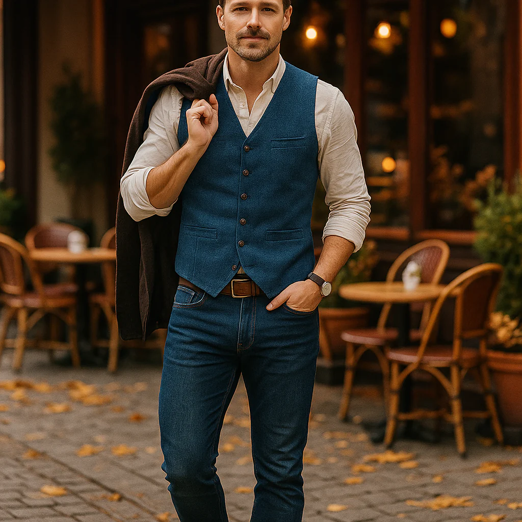 Gilet masculin Parisfemme EVERICH - Élégant - Tendance - Image 2