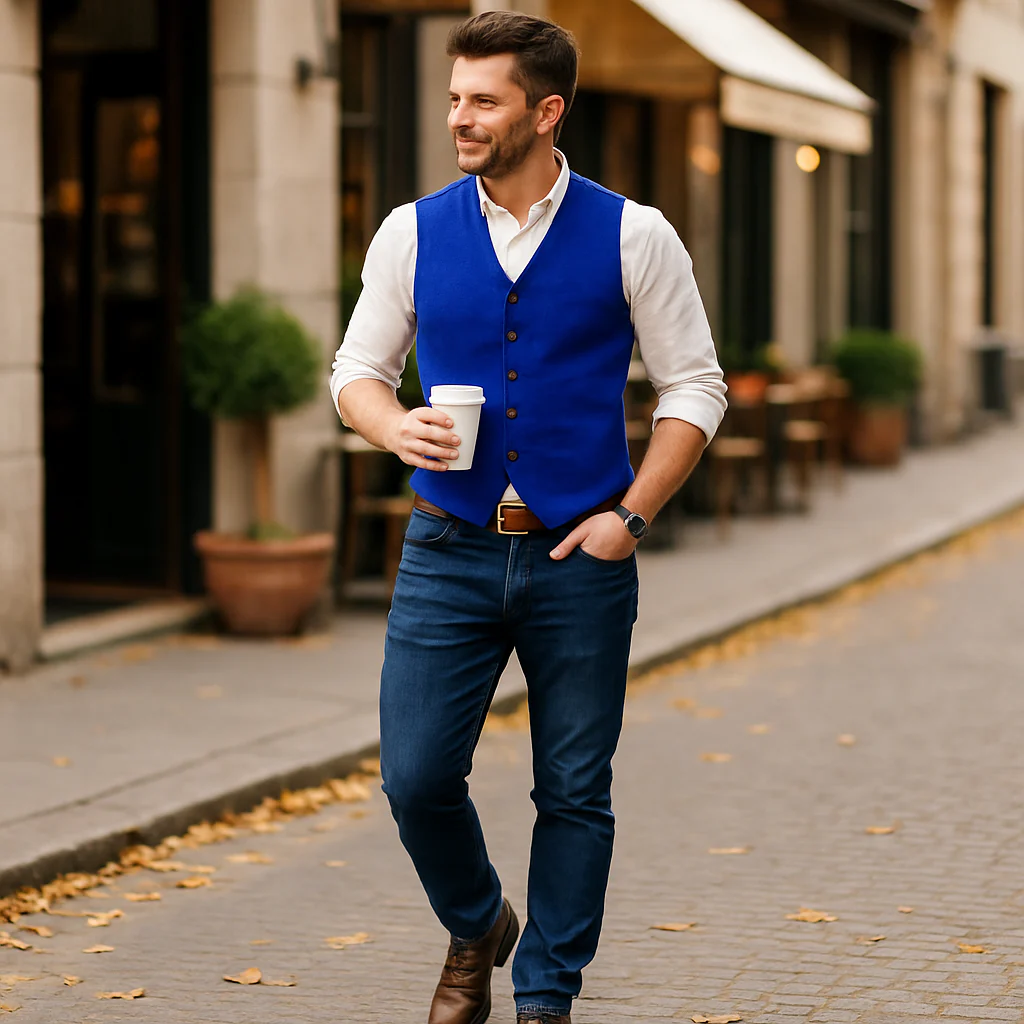 Gilet masculin Parisfemme EVERICH - Élégant - Tendance - Image 5