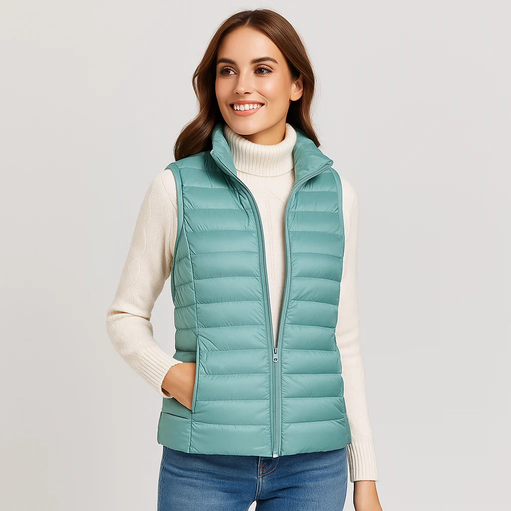 Gilet Microlight pour Femmes - Léger - Confort - Élégant - Image 7