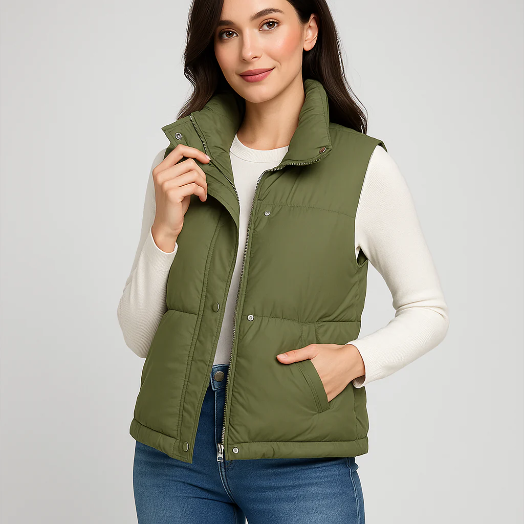 Gilet sans manches - Poches fonctionnelles - Fermeture éclair - Image 2