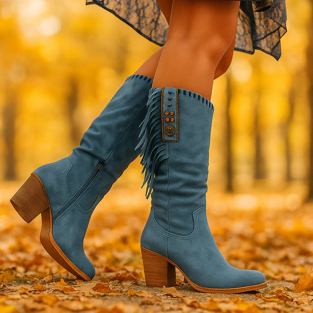 Jana - Bottes Western à Franges Élégantes - Image 2