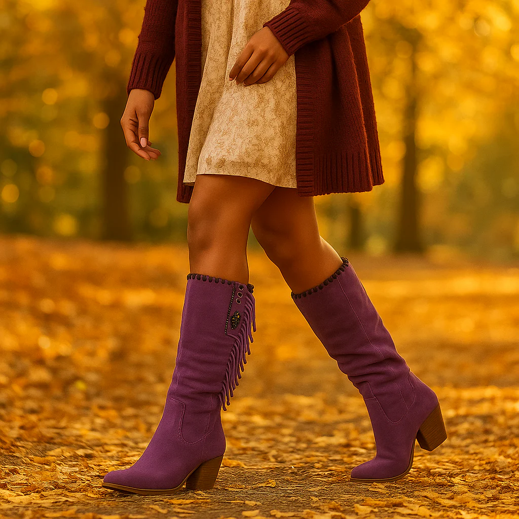 Jana - Bottes Western à Franges Élégantes - Image 7