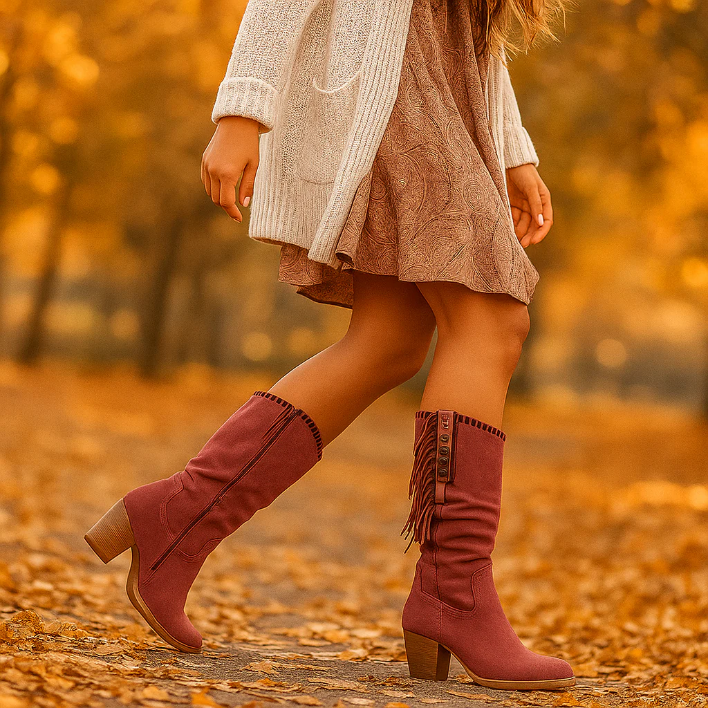 Jana - Bottes Western à Franges Élégantes - Image 8