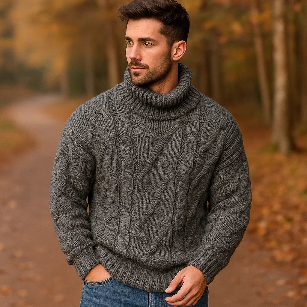 Jenson - Pull Tricoté Confortable pour Hommes - Élégant & Chaleureux - Image 3