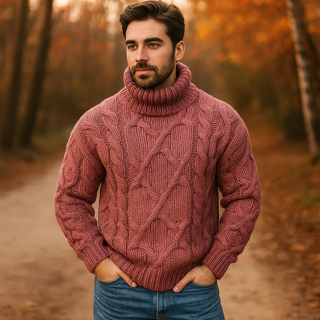 Jenson - Pull Tricoté Confortable pour Hommes - Élégant & Chaleureux - Image 4