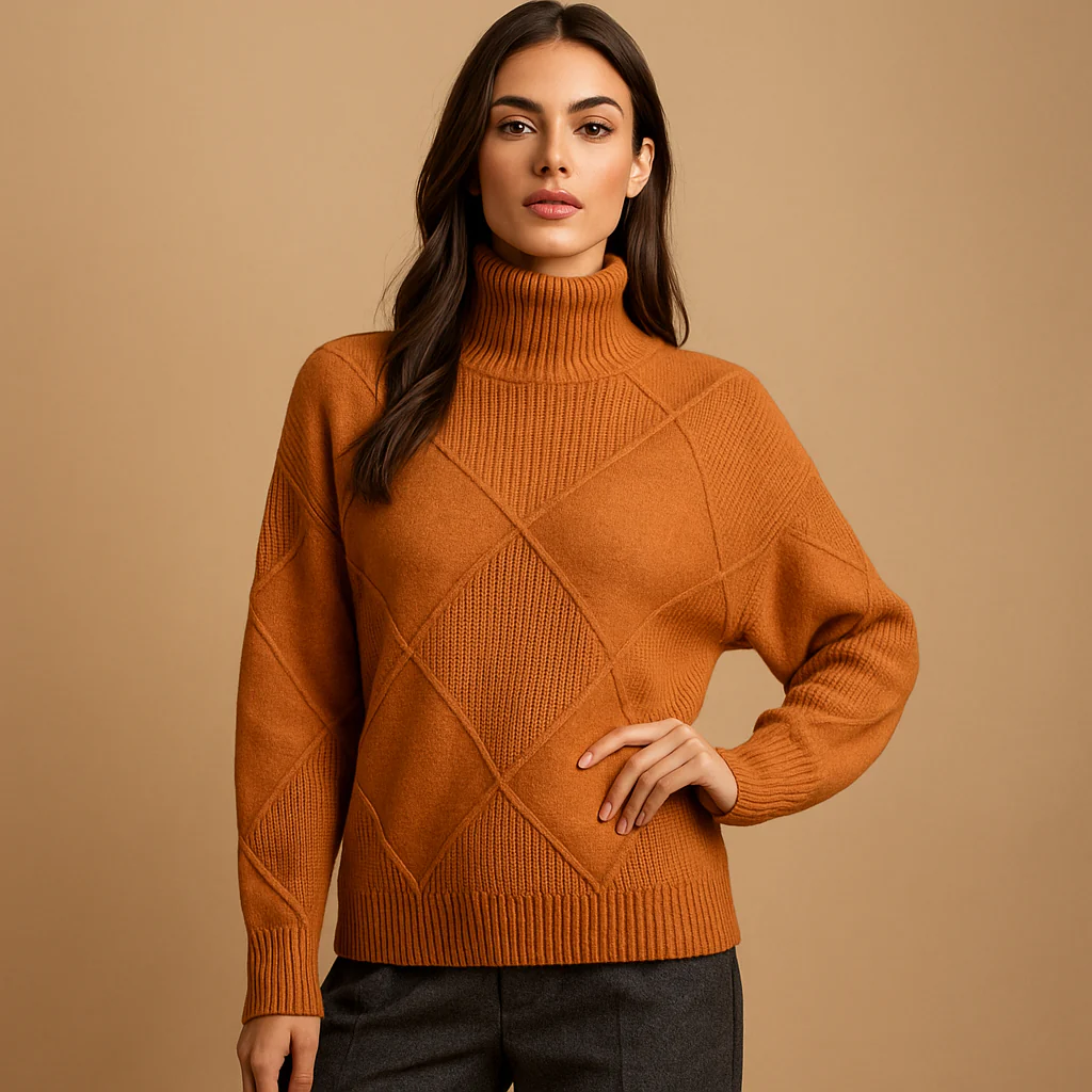 Jersey de base pour femmes - col haut - confort et style - Image 6