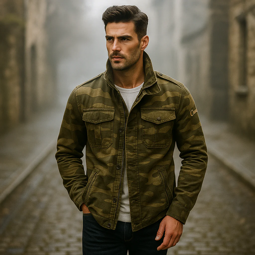 Jethro – Veste militaire vintage à poches multiples - Image 5