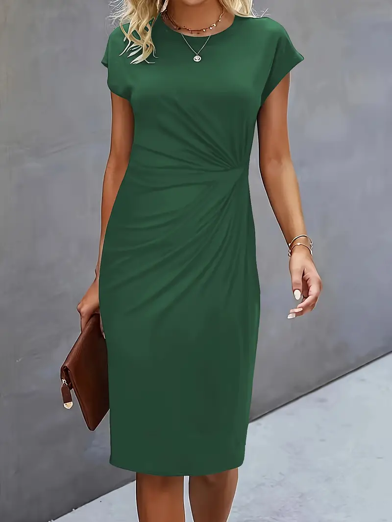 Katrien - Robe de soirée élégante - Midi - Décolleté rond - Image 11