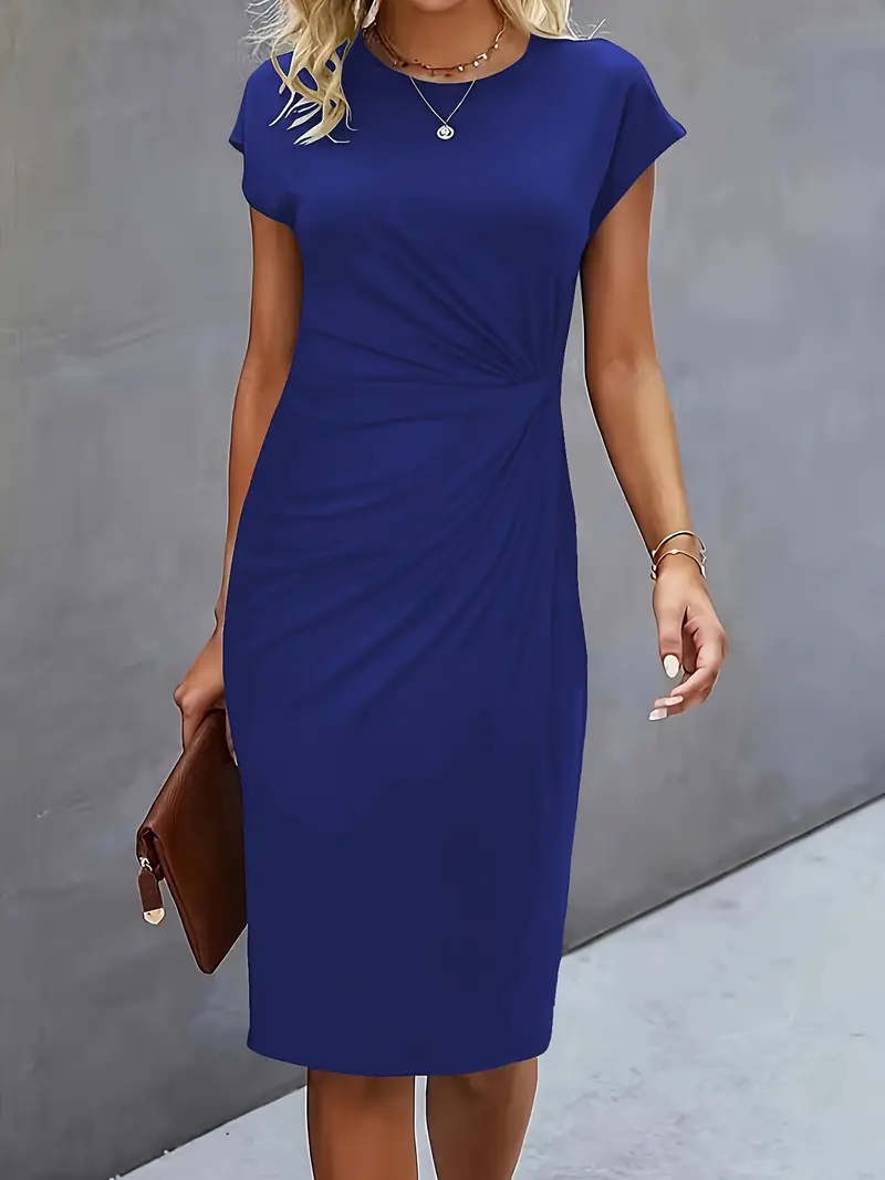 Katrien - Robe de soirée élégante - Midi - Décolleté rond - Image 13
