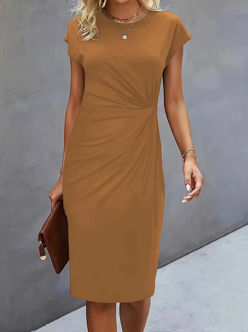 Katrien - Robe de soirée élégante - Midi - Décolleté rond - Image 7