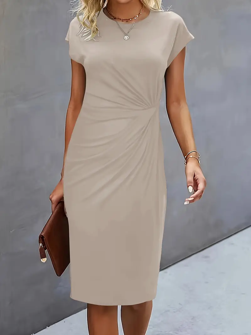 Katrien - Robe de soirée élégante - Midi - Décolleté rond - Image 9
