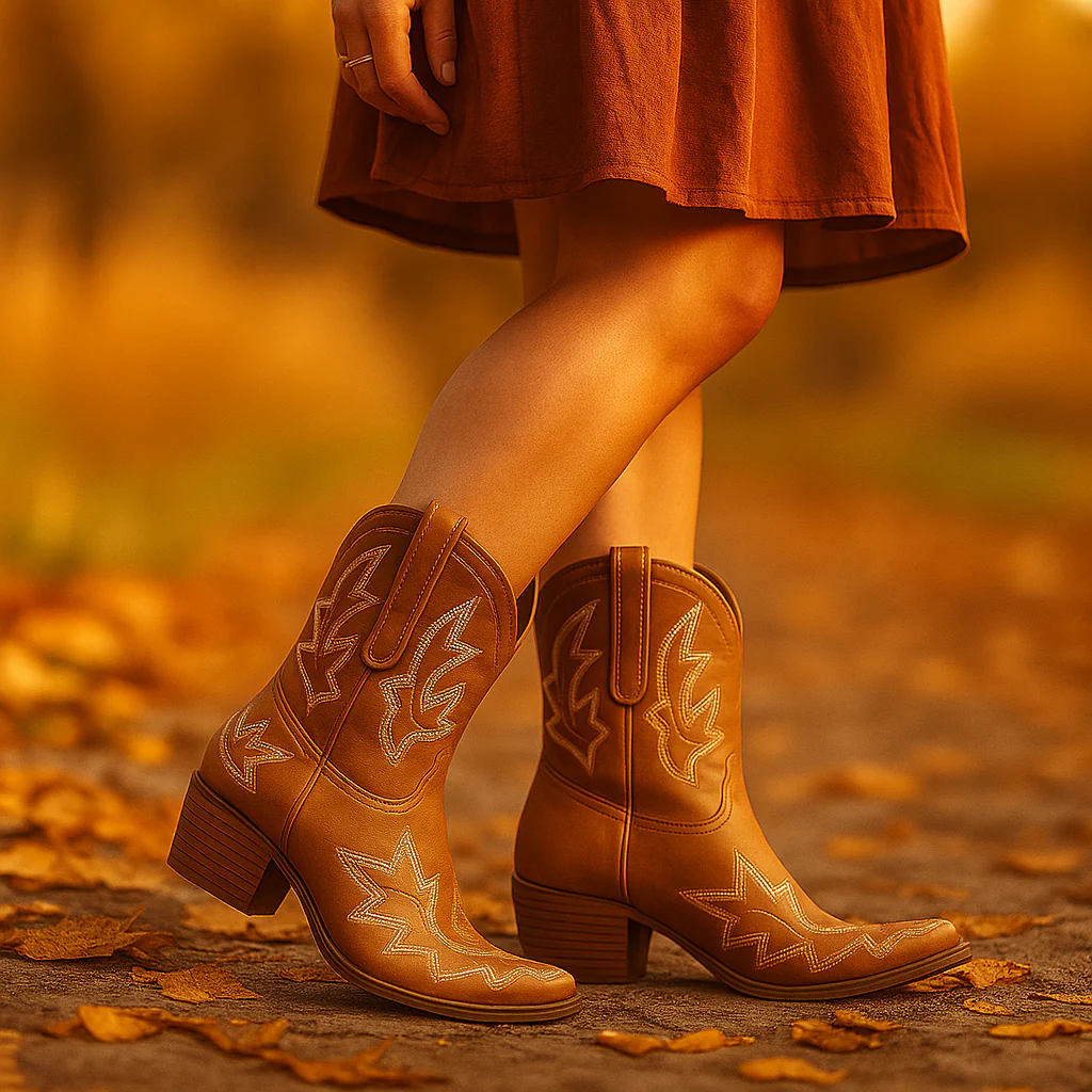 Laurice – Bottes Cowboy Cuir Brodé Durable - Image 6