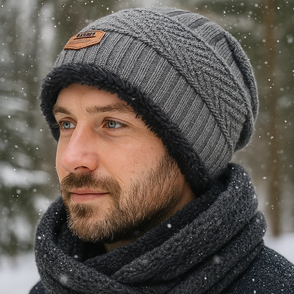 Lukas – Bonnet Hiver Doublé Fourrure Ultra Chaud - Image 5
