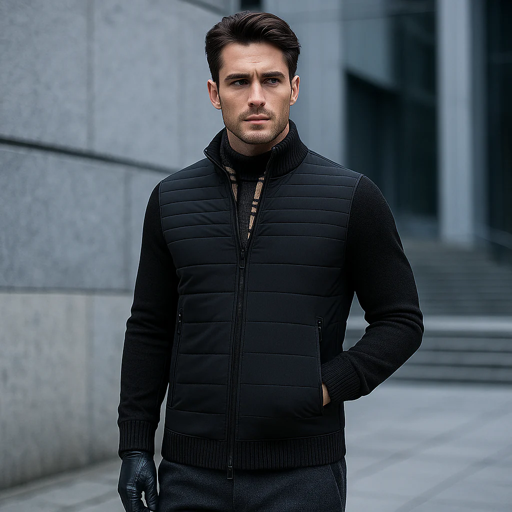 Manteau Classique Homme – Élégance Moderne et Chaleur Légère