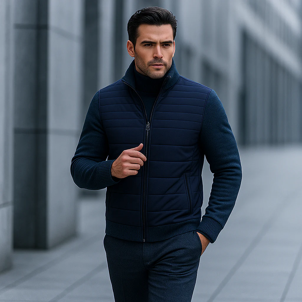 Manteau Classique Homme – Élégance Moderne et Chaleur Légère - Image 5