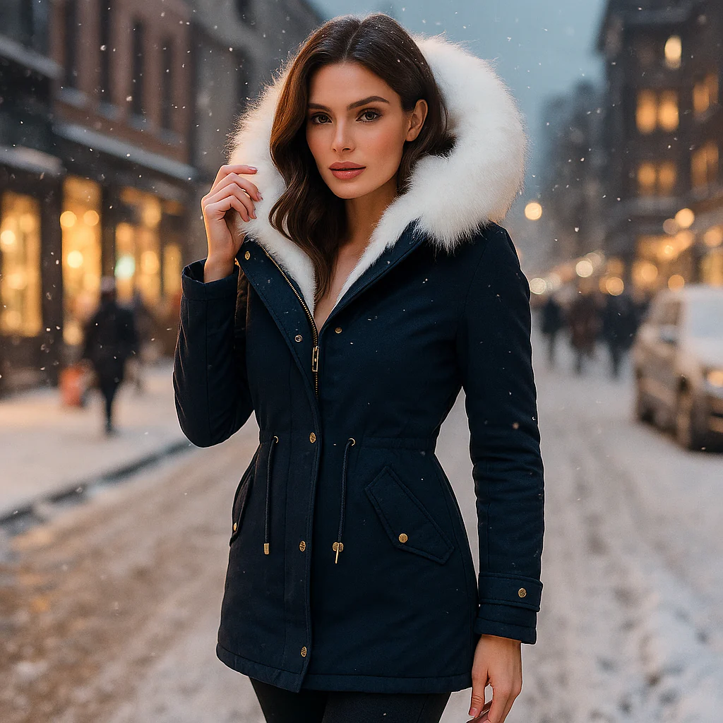 Manteau d’Hiver Élégant et Chaud - Image 4