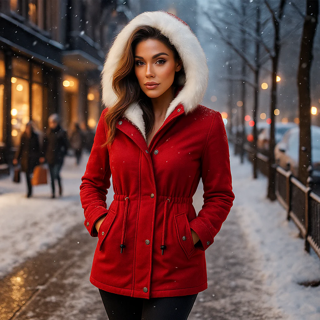 Manteau d’Hiver Élégant et Chaud - Image 6