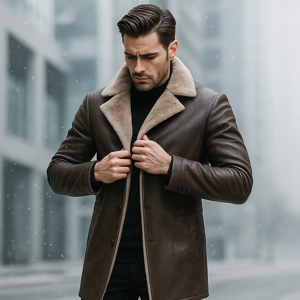Manteau Homme Romeo – Élégant, Chaud et Confort Intemporel - Image 6