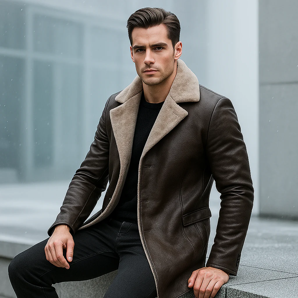 Manteau Homme Romeo – Élégant, Chaud et Confort Intemporel - Image 7