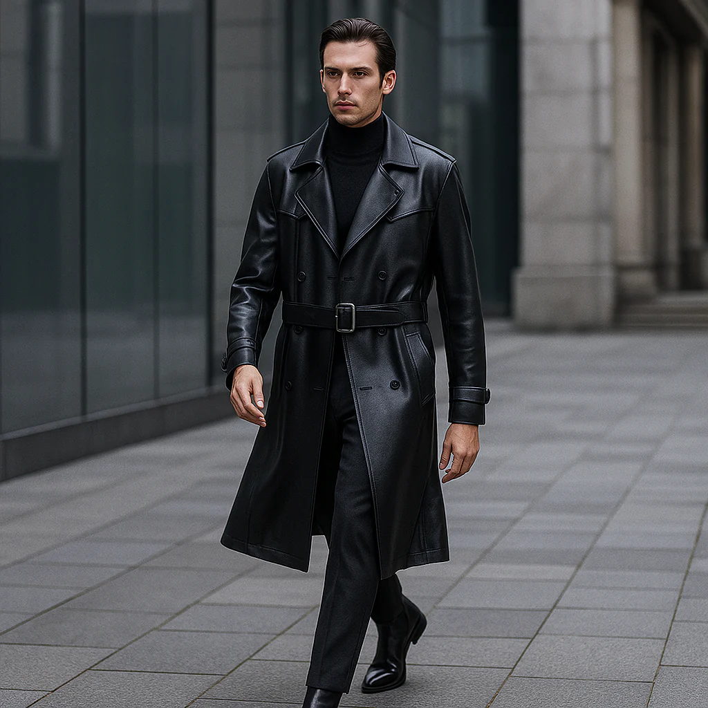 Manteau Long Homme – Élégance et Confort Suprême - Image 2