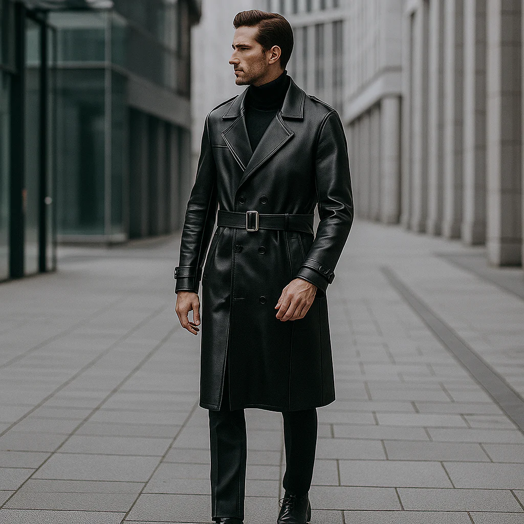 Manteau Long Homme – Élégance et Confort Suprême - Image 3