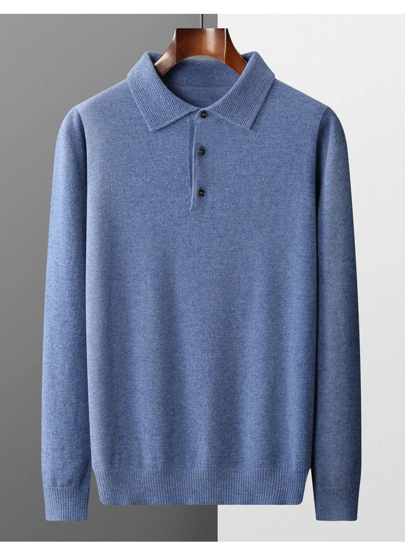 Pull Cachemire Homme | Polo, Manches Longues | Confort Raffiné - Image 9