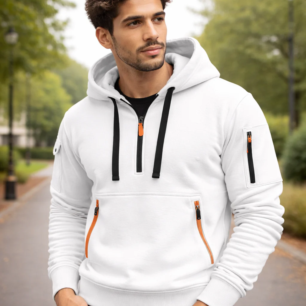 Sweat-shirt à Capuche pour Homme | Fermeture Zippée | Confort Quotidien - Image 7