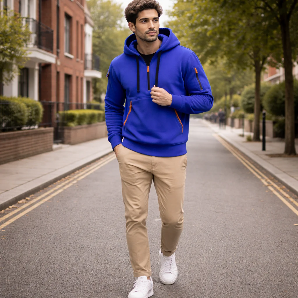 Sweat-shirt à Capuche pour Homme | Fermeture Zippée | Confort Quotidien - Image 9