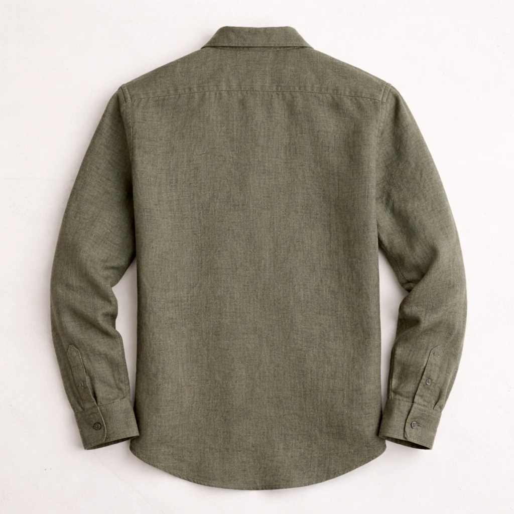 Chemise lin homme | Respirante, manches longues - Image 10