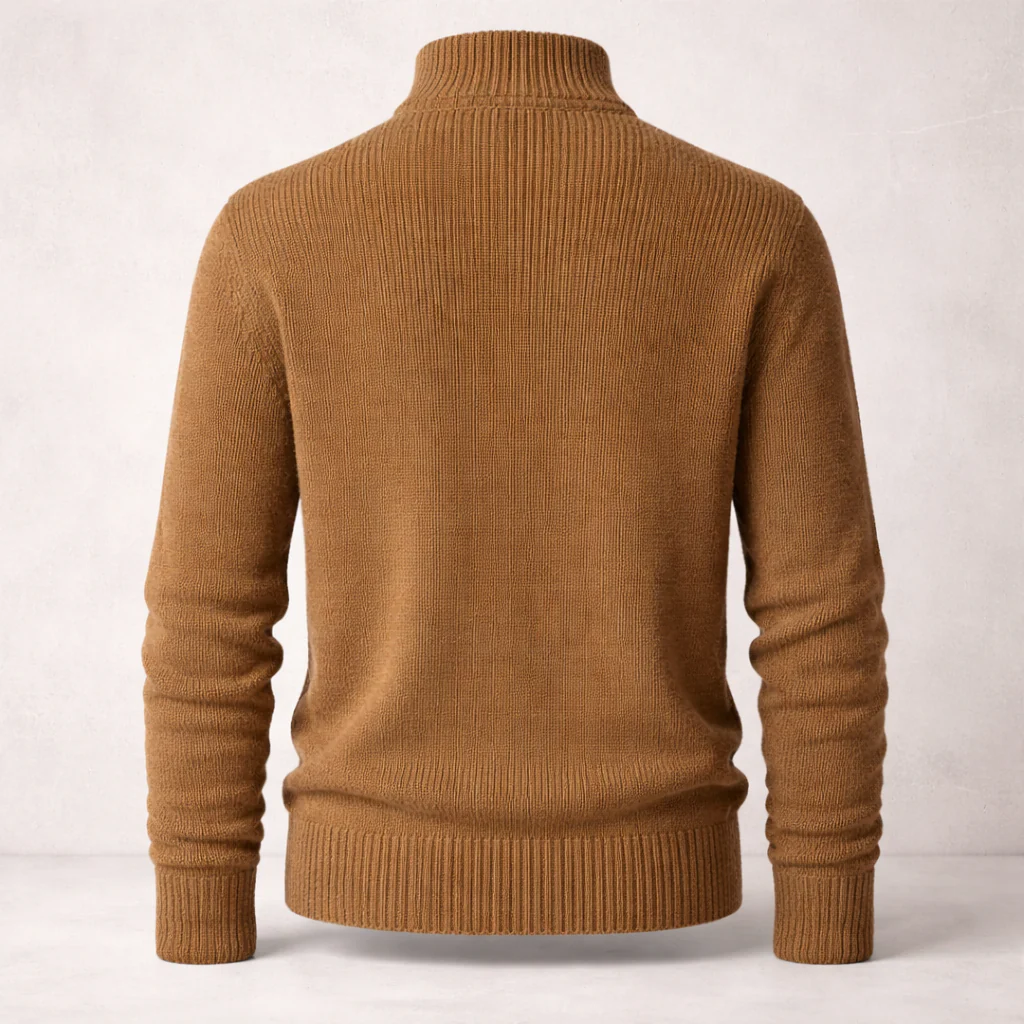 Pull Homme | Fermeture Éclair | Tricot d'Hiver - Image 10