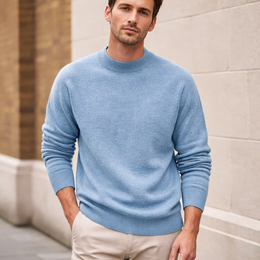 Pull d'hiver pour hommes | Cachemire, tricot doux | Luxe - Image 2