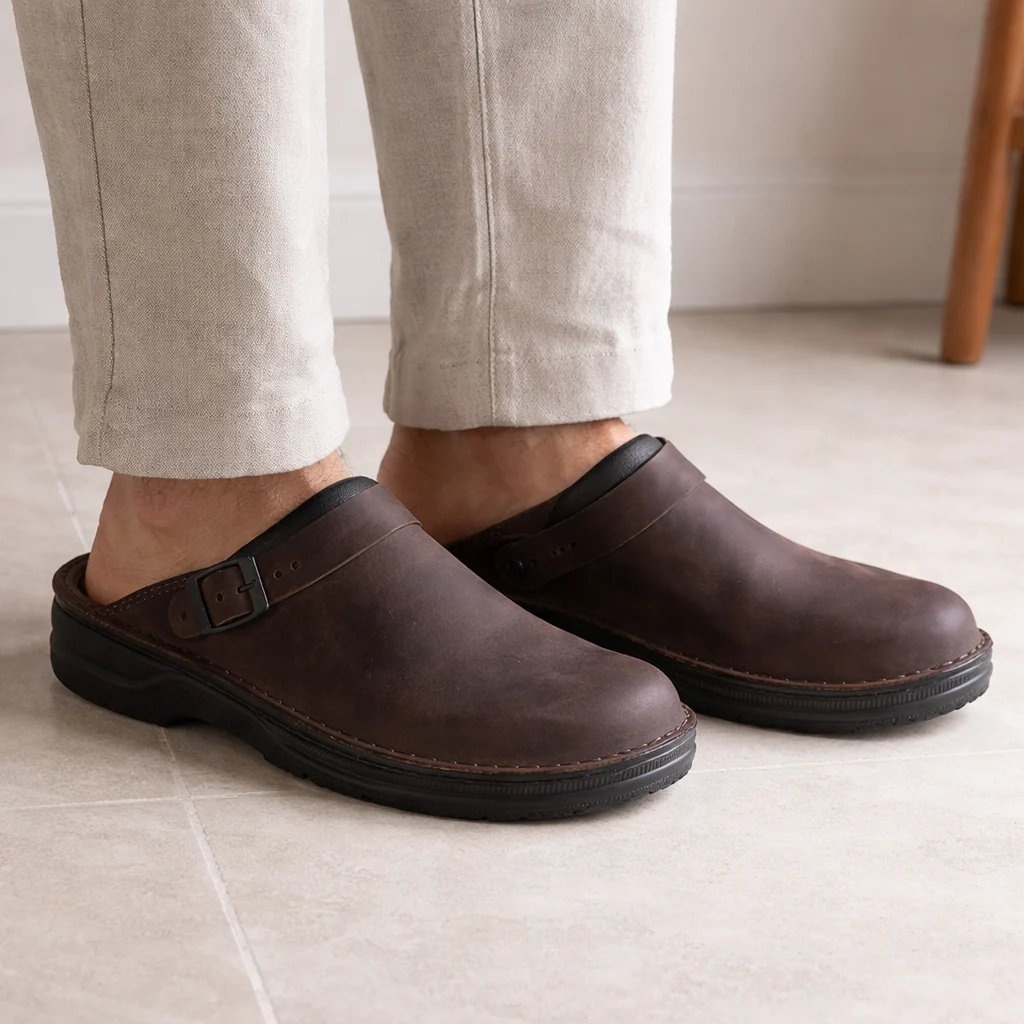 Sabots orthopédiques pour hommes | Design sans lacet | Confort de soutien