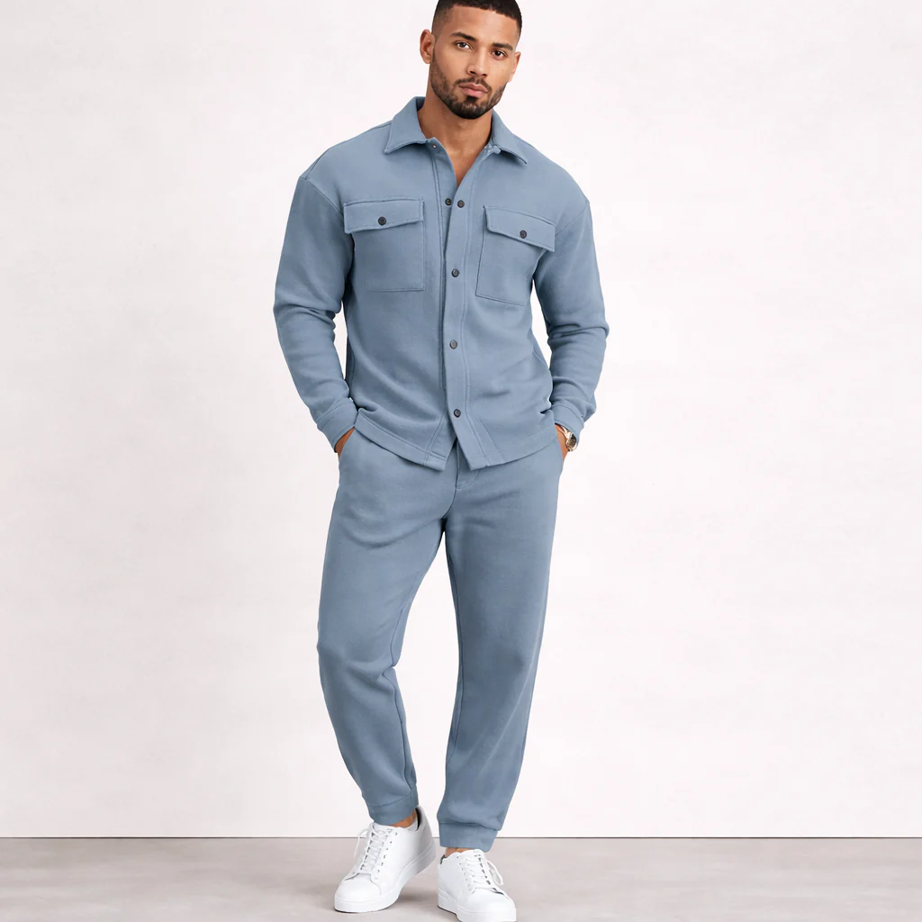 Ensemble décontracté homme | Coton confortable | Tenue casual - Image 4