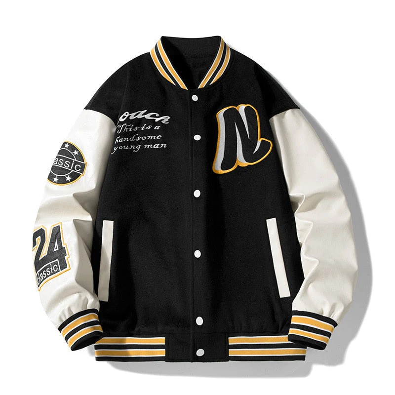 Veste Varsity Homme | Style Baseball | Streetwear Décontracté - Image 3