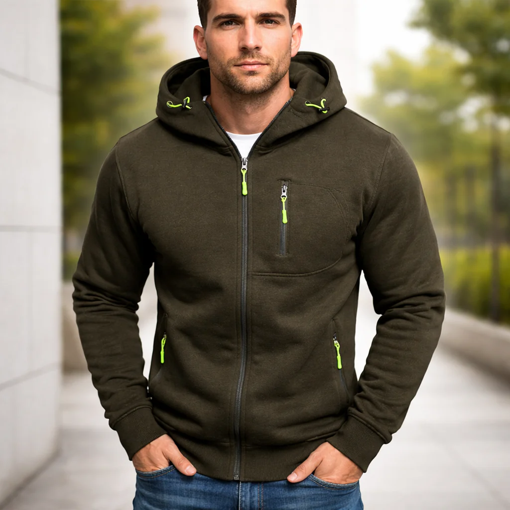 Sweat-shirt à fermeture | Sportswear décontracté | Coupe confortable - Image 5