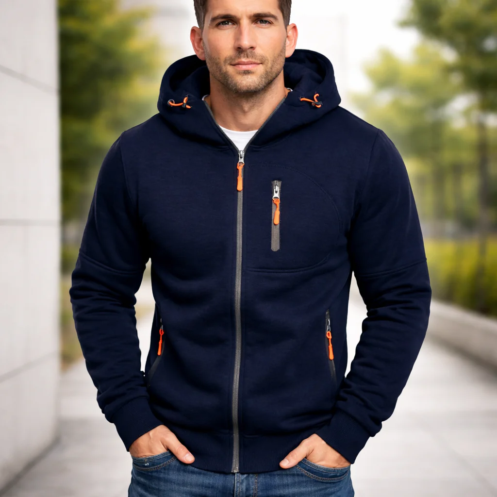 Sweat-shirt à fermeture | Sportswear décontracté | Coupe confortable - Image 6