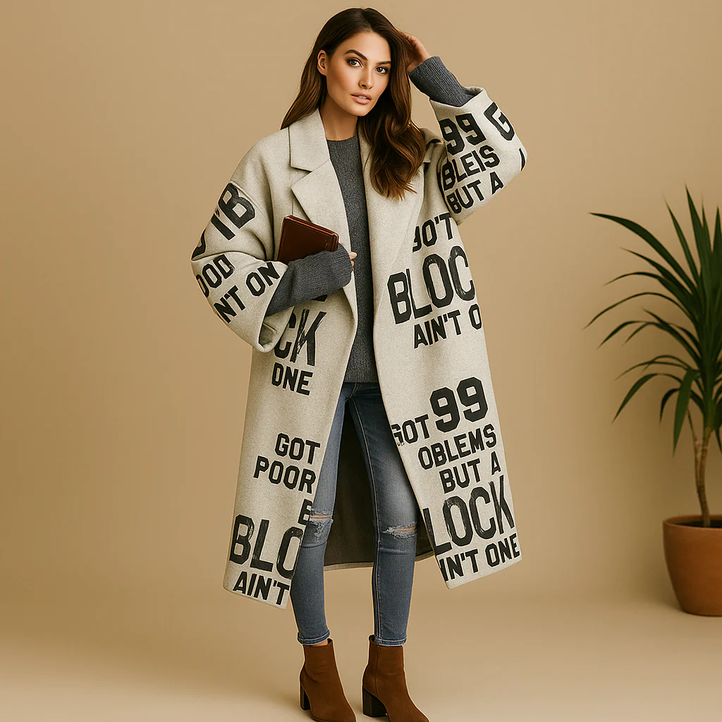 Milla – Manteau long à carreaux chic et élégant - Image 6