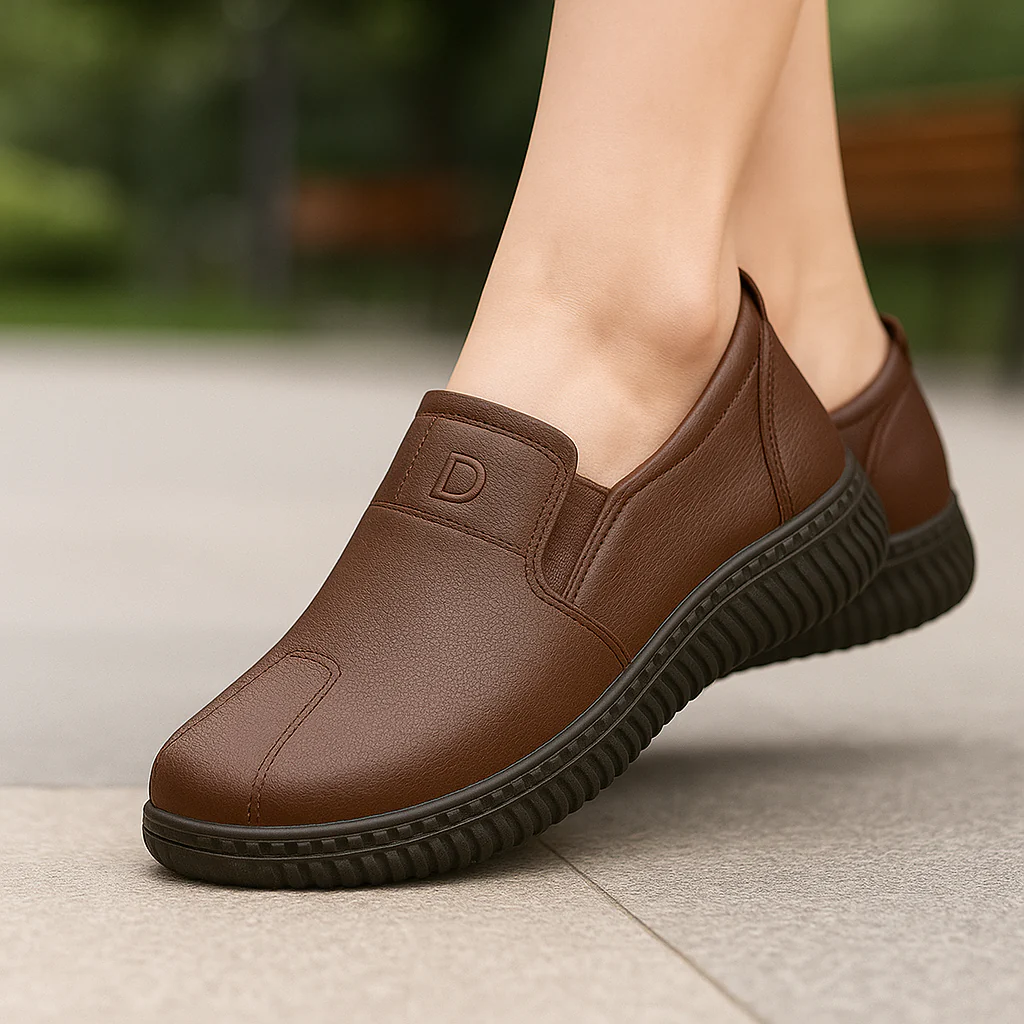 Mocassins larges antidérapants - Chaussures décontractées femme - Image 2