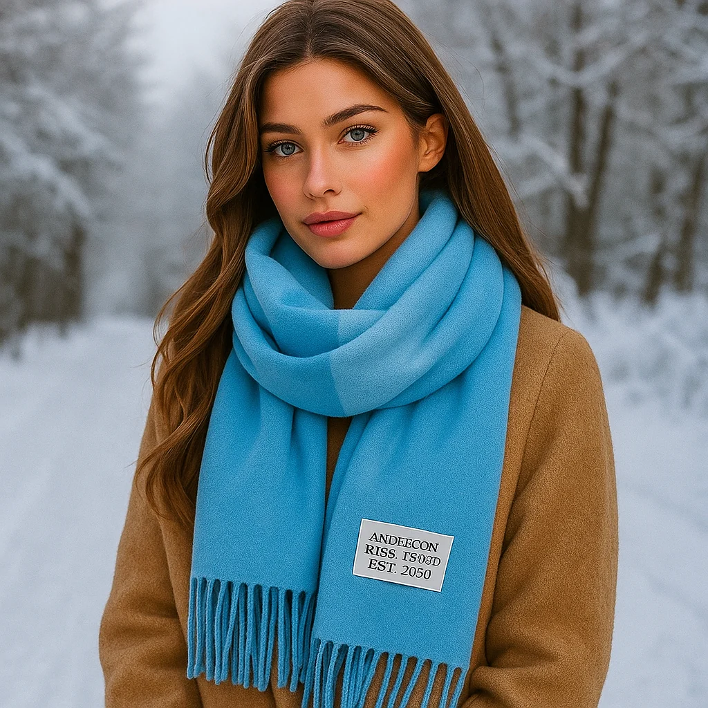 Oneka – Écharpe d’Hiver en Cachemire Chaud - Image 12