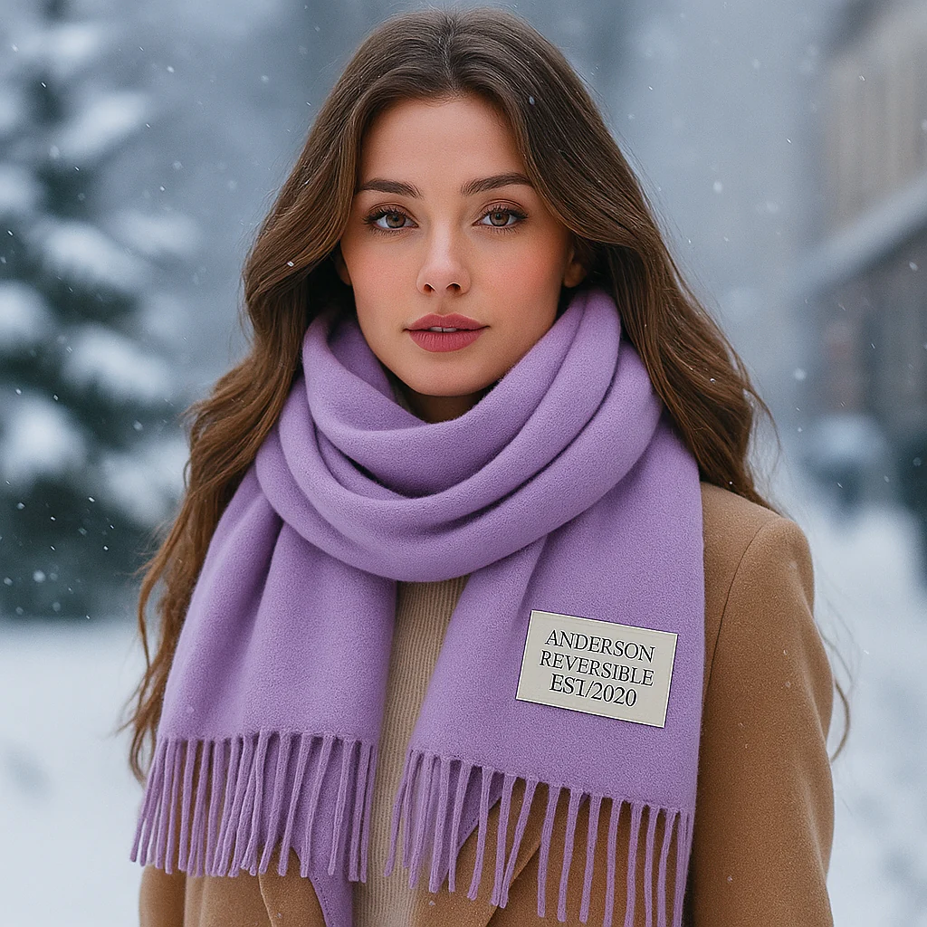 Oneka – Écharpe d’Hiver en Cachemire Chaud - Image 18