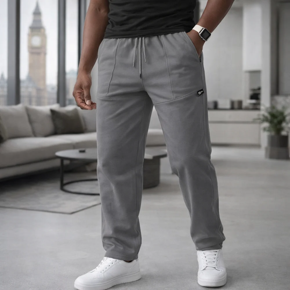 Pantalon Jogging Homme Relaxed Casual Confort Quotidien - Image 2