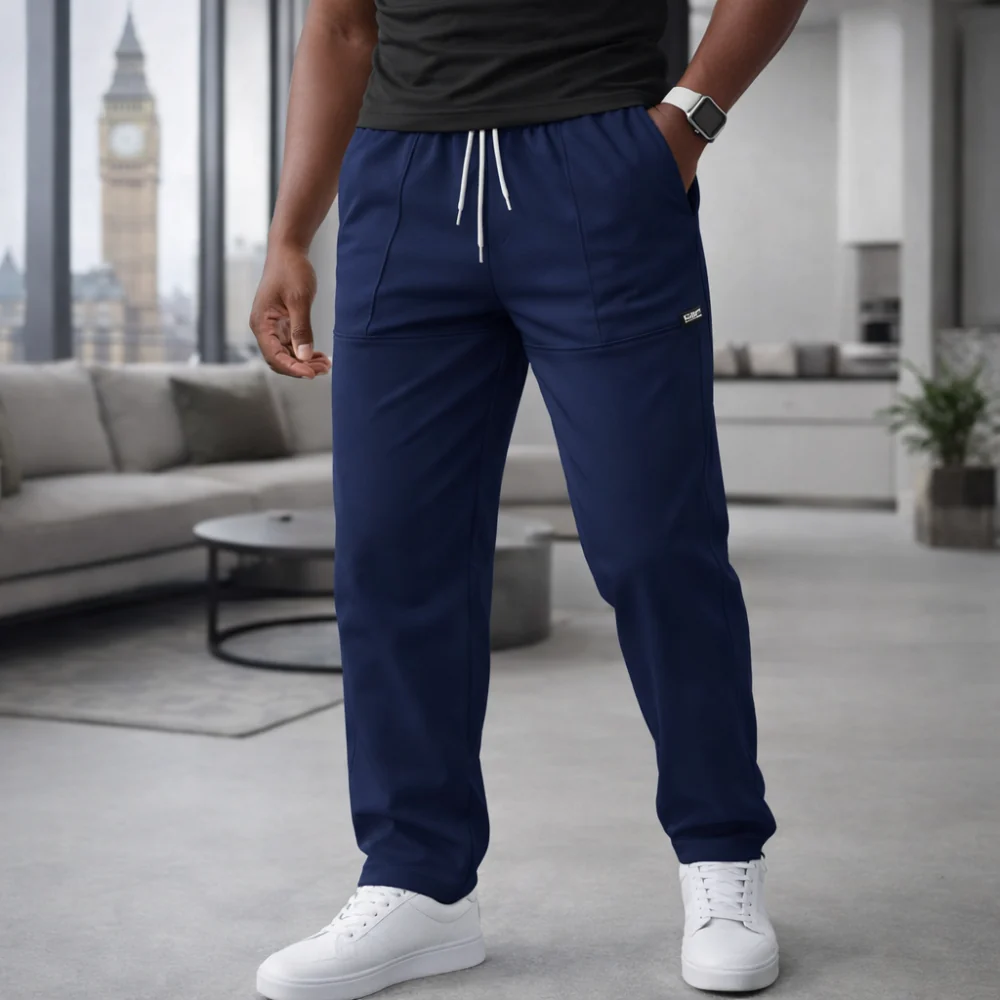 Pantalon Jogging Homme Relaxed Casual Confort Quotidien - Image 4