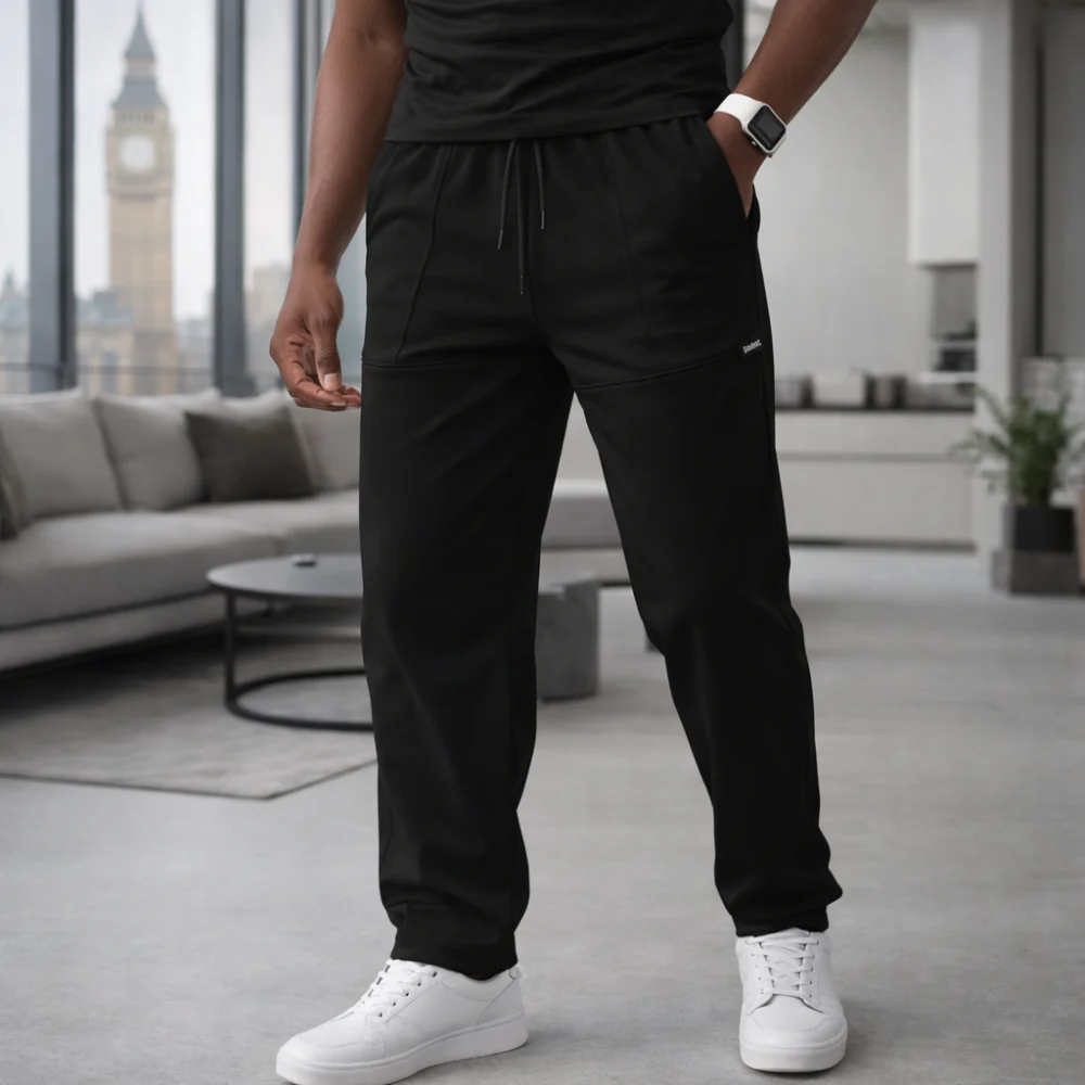 Pantalon Jogging Homme Relaxed Casual Confort Quotidien - Image 5