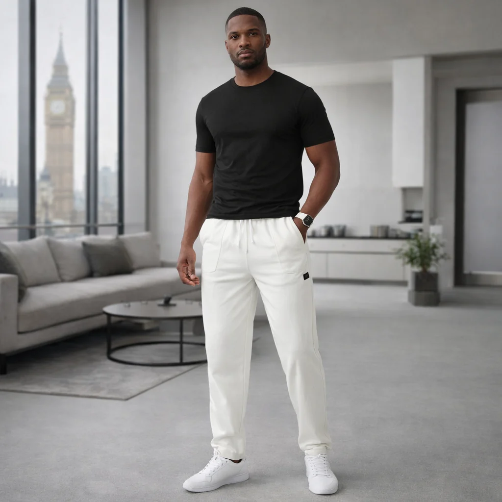 Pantalon Jogging Homme Relaxed Casual Confort Quotidien - Image 6