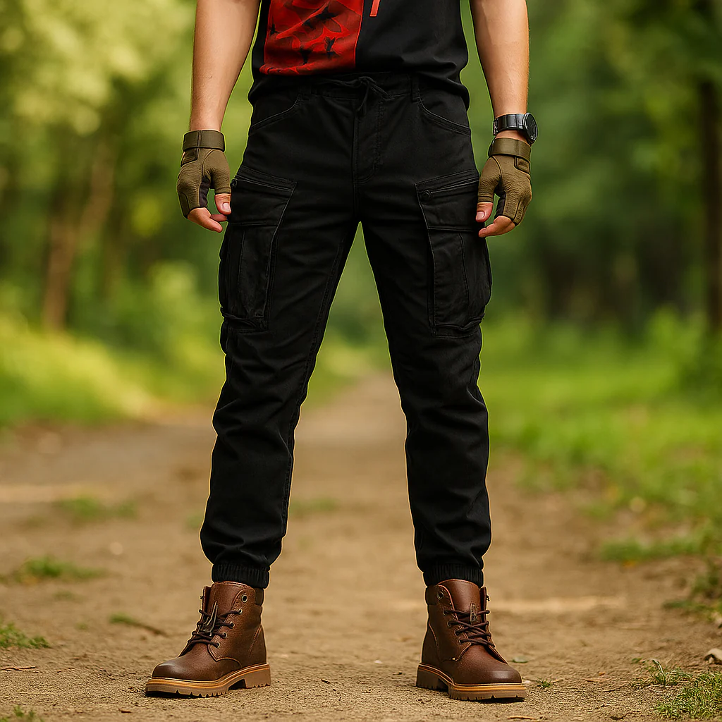 Pantalons Cargo Homme - Taille Élastique - Confort & Fonction - Image 3