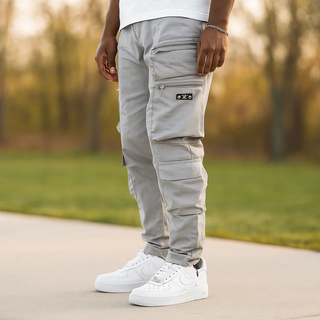 Pantalons Cargo pour Homme - Coupe Classique - Multi-Poches - Confortable pour un Usage Quotidien - Image 3